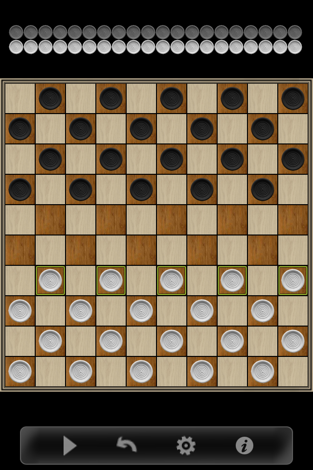 Screenshot Checkers 10×10! Screenshot Checkers 10×10!